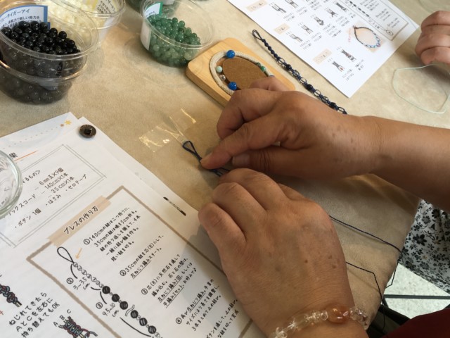 ワックスコードブレス作り
