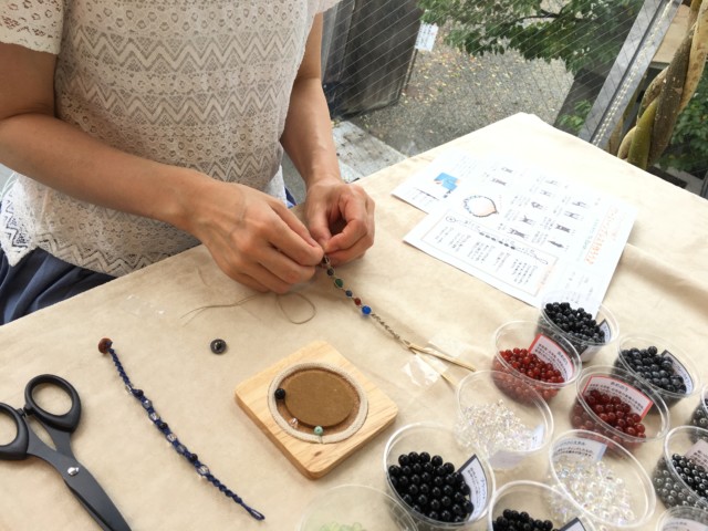 ワックスコードブレス作り